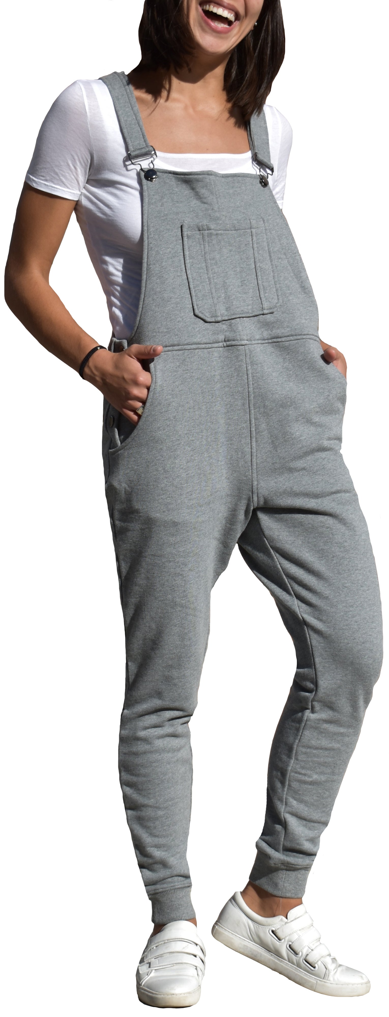 アリシアスタン　front Pocket Overalls - Gray アリシアスタン front Pocket Overalls - Gray ALEXIA STAM